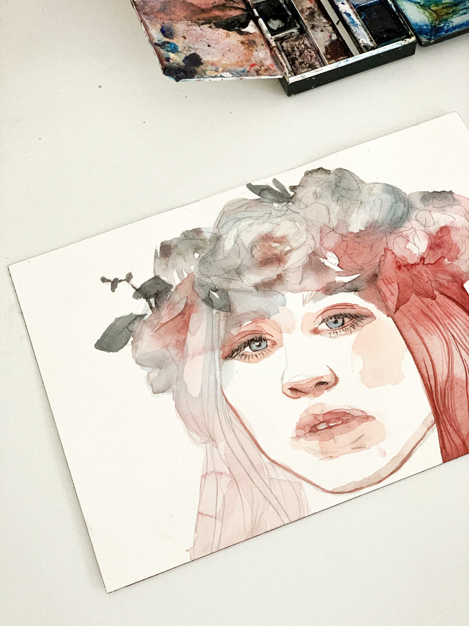 Agnes-Cecile pink flowers