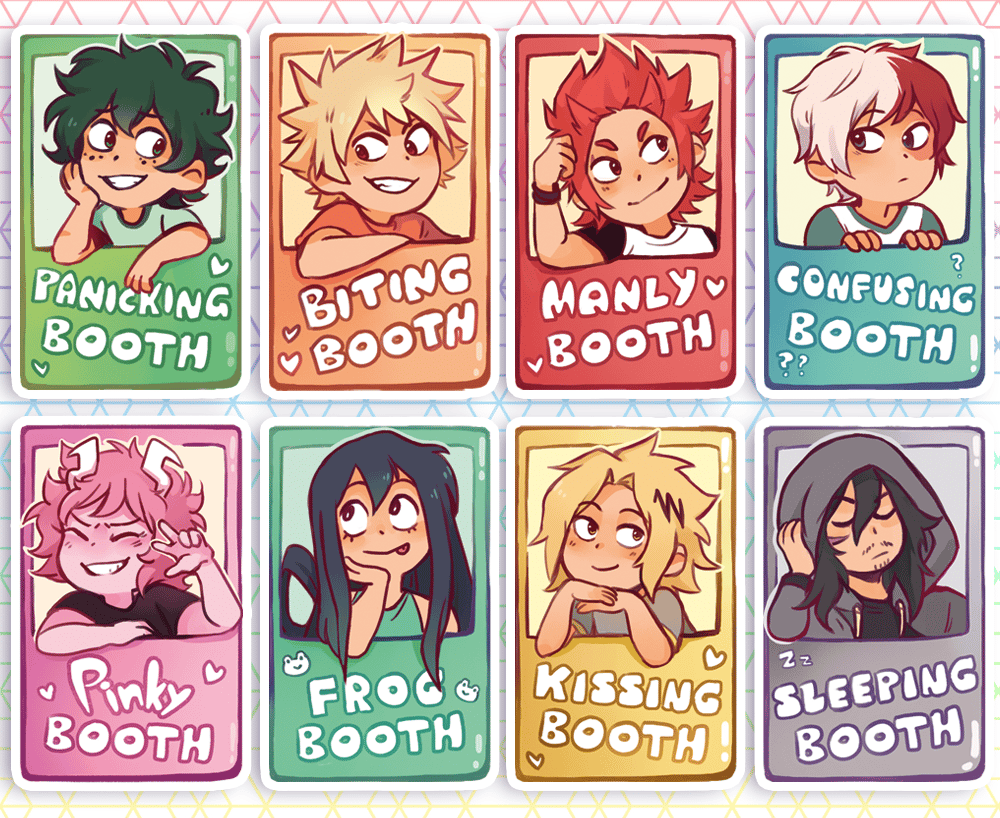 BNHA Booths Stickers | Sunny's shop