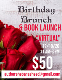 Birthday Brunch & Book. Launch "Virtual'