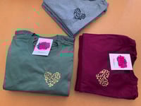 Image 2 of Hazel heart tee - adult