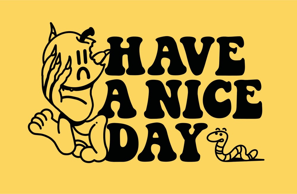 Image of Have A Nice Day Tote bag.