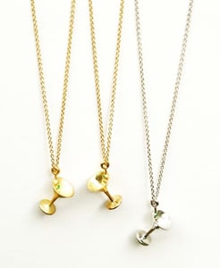 Image of 18k Yellow Gold Martini Charm