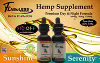 SUNSHINE & SERENITY HEMP OIL DAY AND NIGHT FORMULA