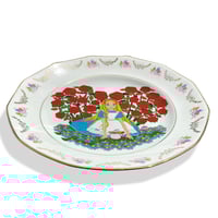 Image 2 of Alice N' Roses - Vintage Porcelain Plate  - #0732