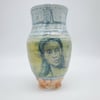 Delft Afternoon  Portrait Vase