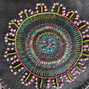 Image 2 of Embroidered wool blend felt bag