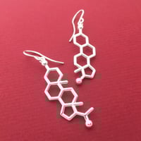 Image 1 of estrogen progesterone earrings