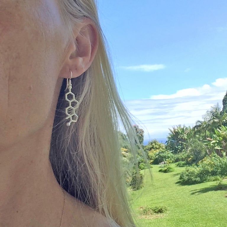 estrogen progesterone earrings Image 3