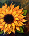 Shimmer Sunflower Paint & Sip