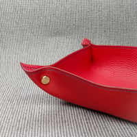 Image 1 of VALET TRAY - Red & Red