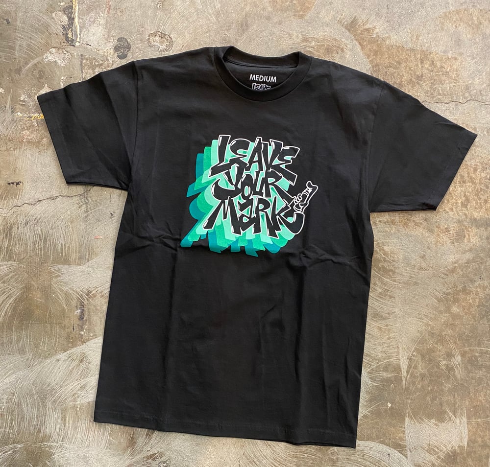 Leave Your Mark "Triple Drop" Black Tee Shirt