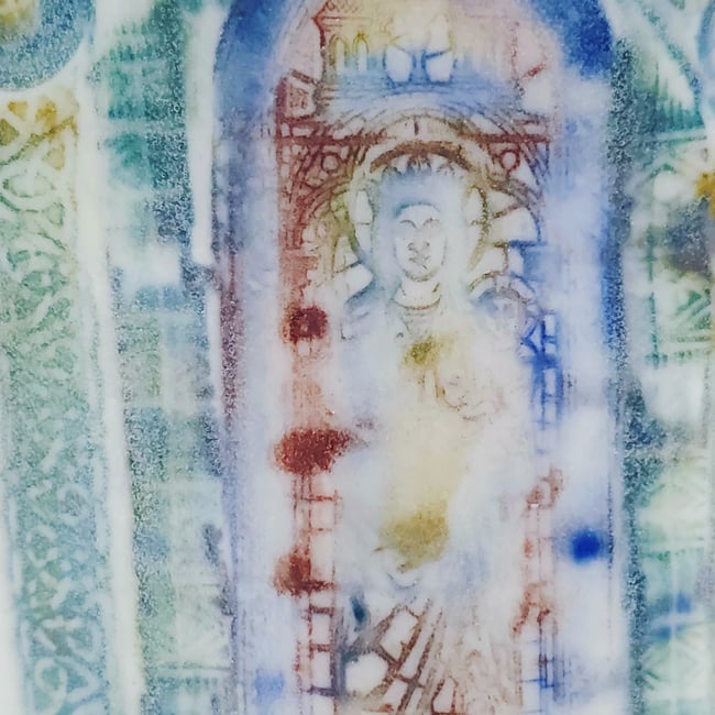 Modena Madonna Porcelain Vase