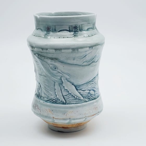 Image of Whale Sisters Porcelain Sculptural Vase