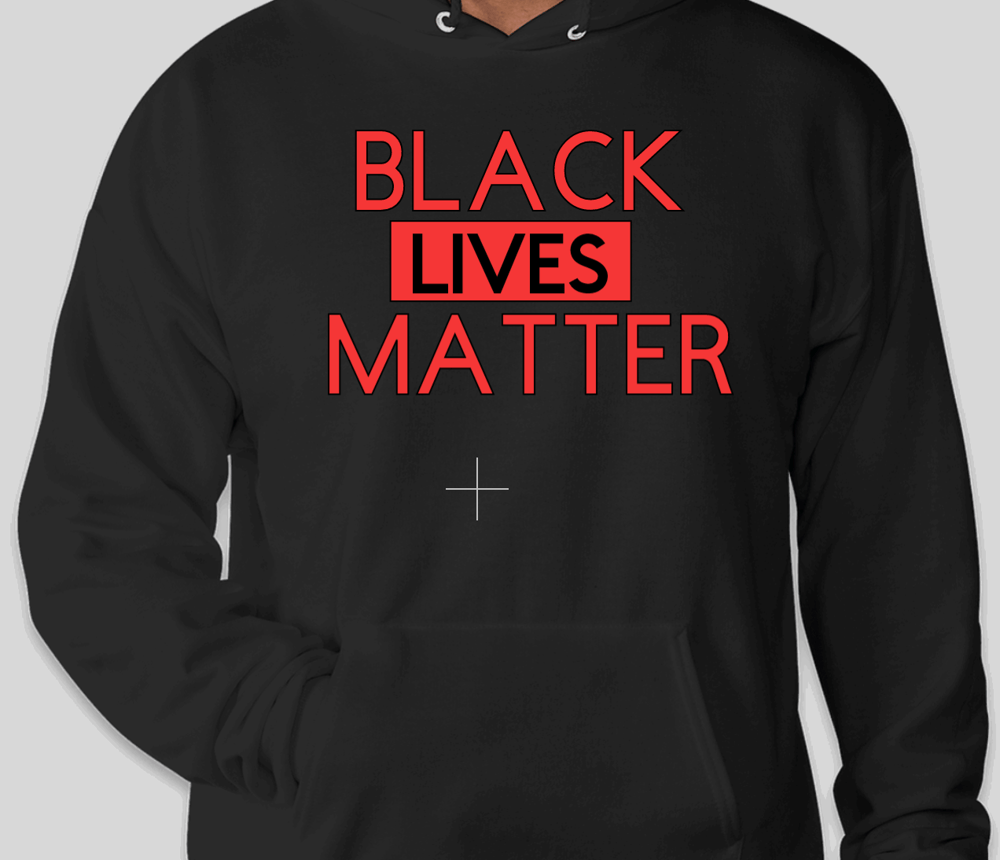 BLACK LIVES MATTER BLACK HOODIE
