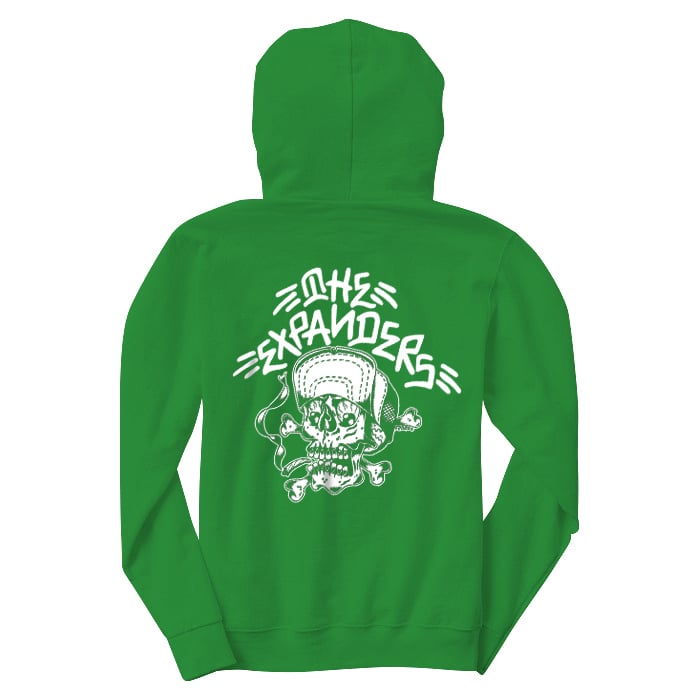 The Expanders Skull Hoodie in Green