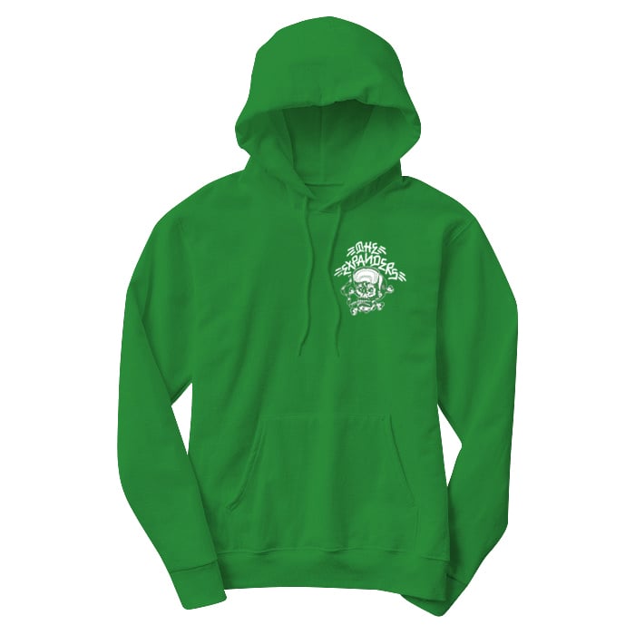 The Expanders Skull Hoodie in Green