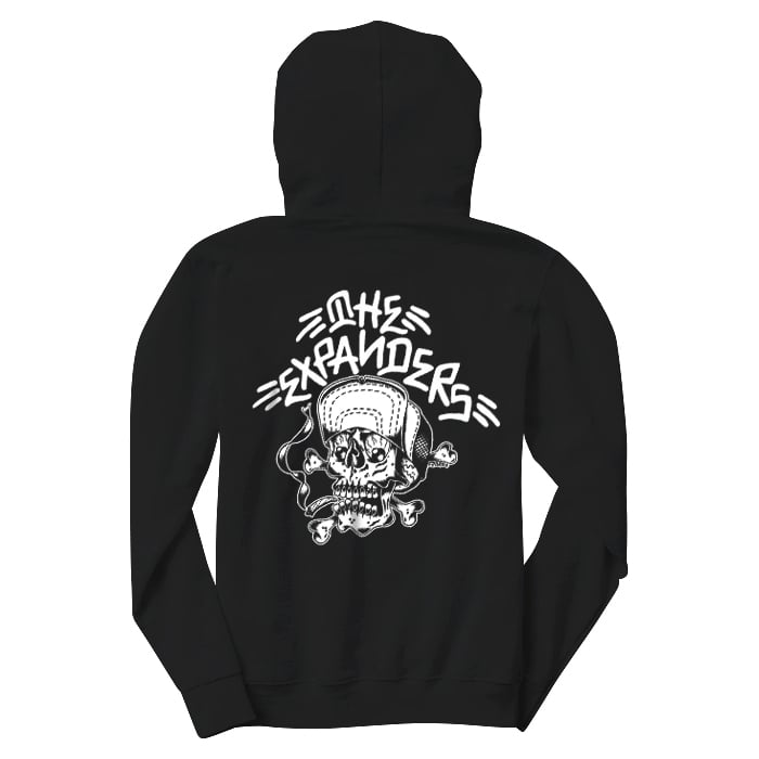 The Expanders Skull Hoodie in Black