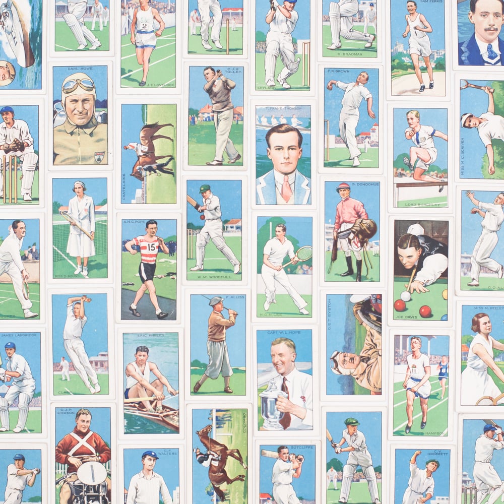Image of Champions Cigarette Cards - Set of 8
