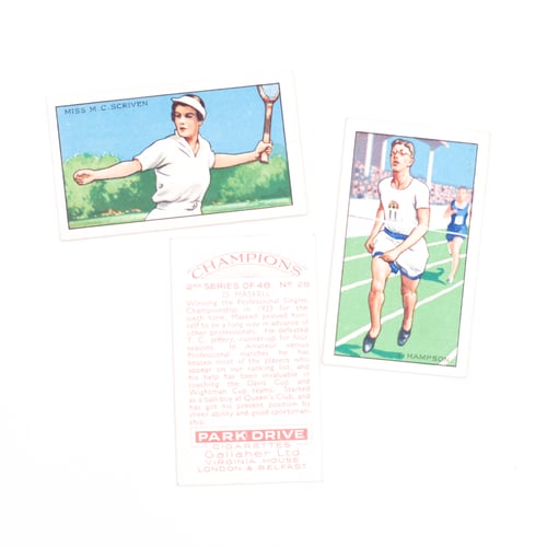Image of Champions Cigarette Cards - Set of 8