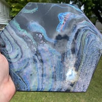 Image 4 of “Coruscating Dark” Fluid Painting
