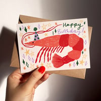 Image 1 of Birthday Shrimp Card
