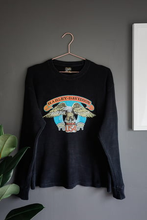 Image of Vintage Bootleg Harley Davidson Thermal 