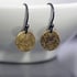 Tiny 14K Gold and Sterling Silver Lace Earrings Image 2
