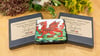 Y Ddraig Goch/Welsh Dragon Slate Coaster