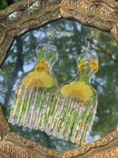 Image 2 of Sunflower Afro Pick Earrings 