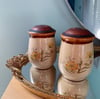 Floral Ceramic Salt & Pepper Shakers