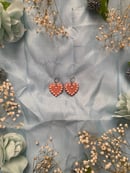 Image 2 of Sugar Cookie Heart Earrings