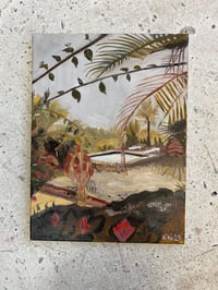 Image 1 of Mauritius, 2020. Oil on canvas, 12”x14. 