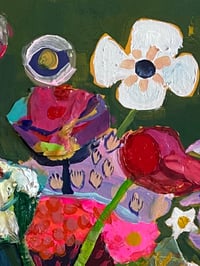 Image 2 of Ming Vase Floral, 2020. 12”x16”. 