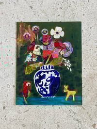 Image 1 of Ming Vase Floral, 2020. 12”x16”. 