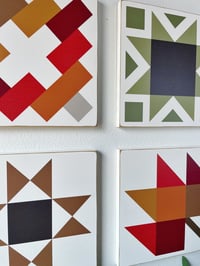 Image 3 of OHIO STAR - Autumn Harvest Collection - 11" Barn Quilts