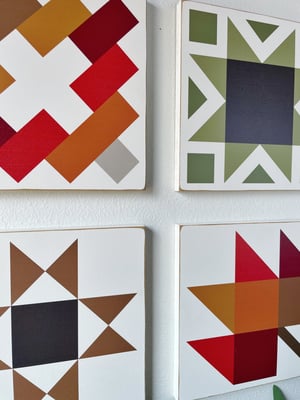 Image of Ohio Star Barn Quilt