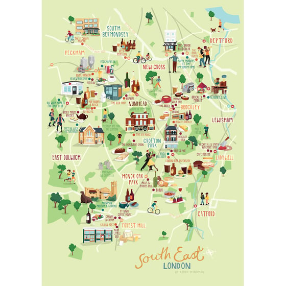 Image of South East London Print