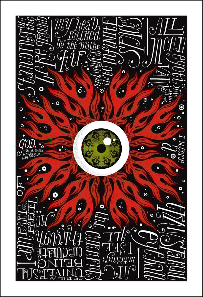 Image of Emerson's Eyeball Print