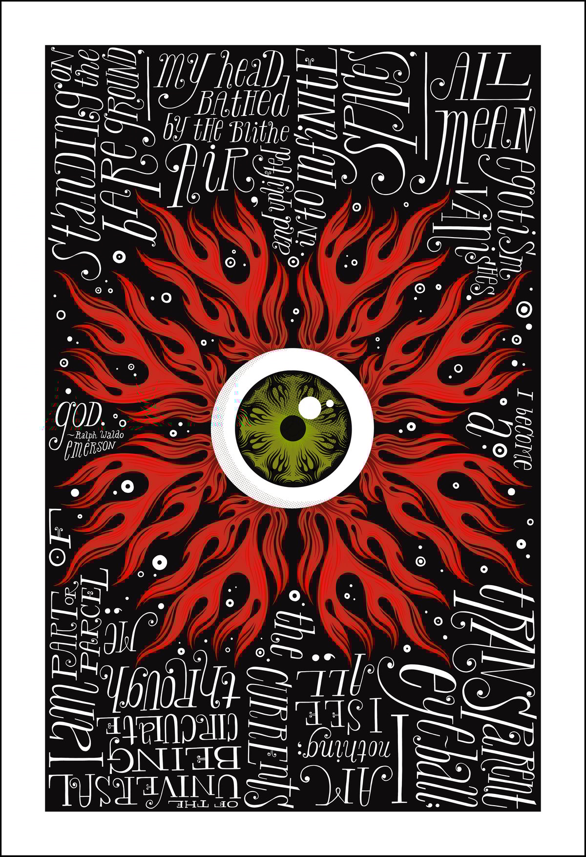 Image of Emerson's Eyeball Print