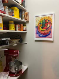 Image 4 of A Very Subtle Fruit Cake, 2020. Oil on canvas 12”x14”. 