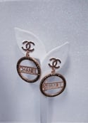 Coco Onyx Fashion Hoop Earrings 