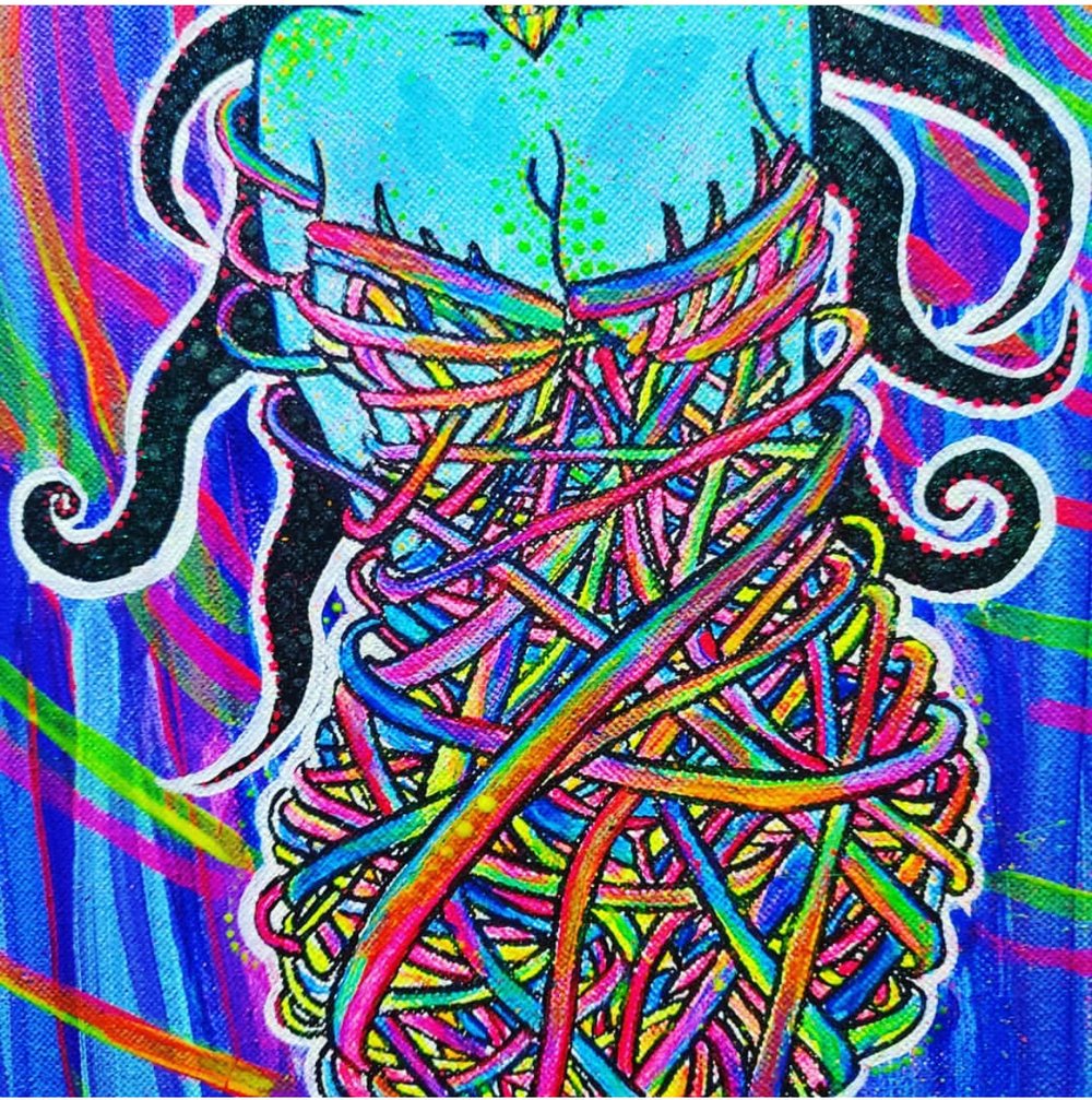 Image of Quintuple Eyed Acid Goddess