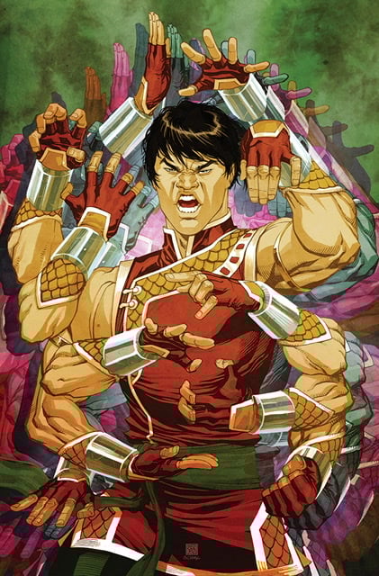 Image of SHANG-CHI #1 COVER original art
