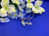 Stitch and Scrump charm bracelet set