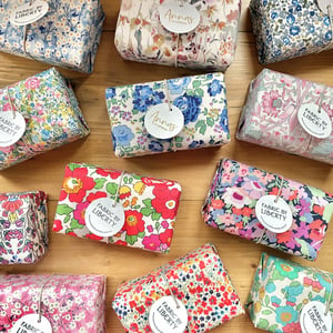 Image of Liberty Fabric Wrapped Soap