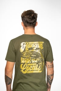 Hangin' With The Locals T-Shirt - Moss Green