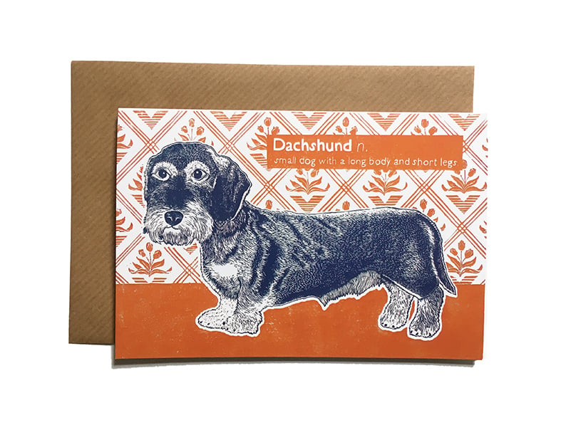 Image of Dachshund - Greetings Card