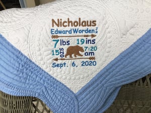 Custom Baby Blanket/Pillow