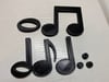 3d Printed Music Notes