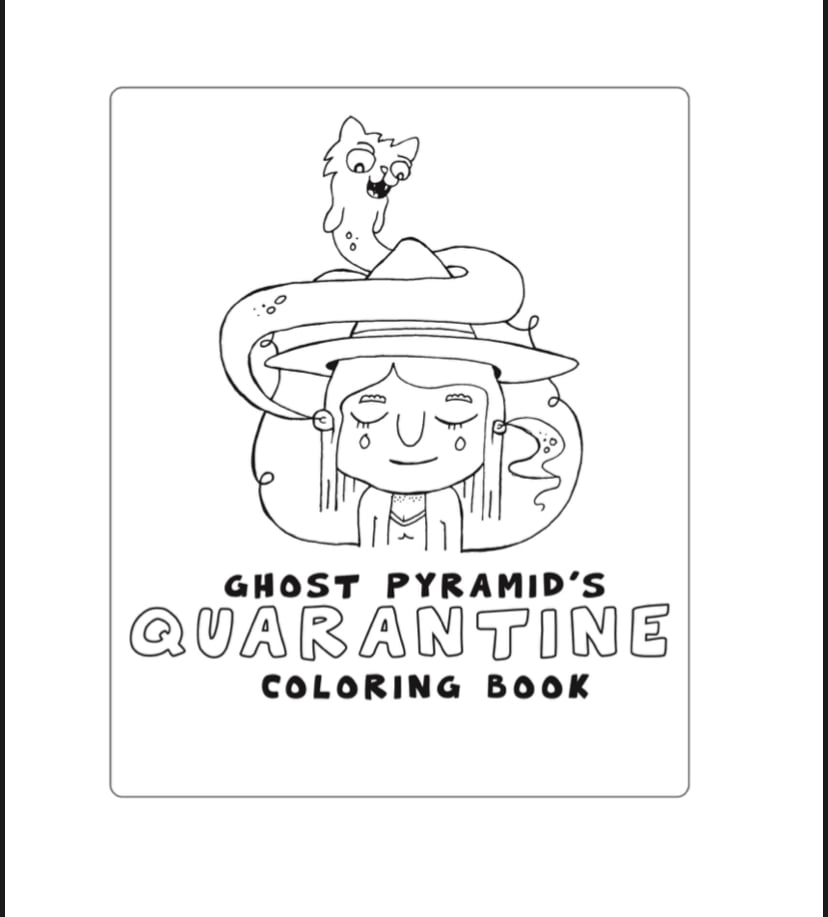 Download Ghost Pyramid Quarantine Coloring Book Volume 1 10 Pages Download Ghost Pyramid